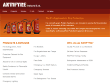 Tablet Screenshot of antifyre.com